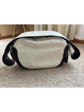 Bugaboo White Black Red Baby Diaper Bag Adjustable Strap Multiple Pockets